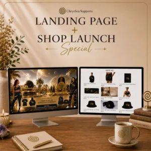 Bespoke Home Page + Shop — Launch Special